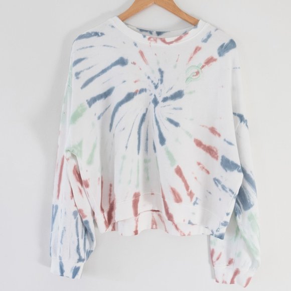 Peloton Tops - NWT Peloton Tie Dye Cropped Sweatshirt
